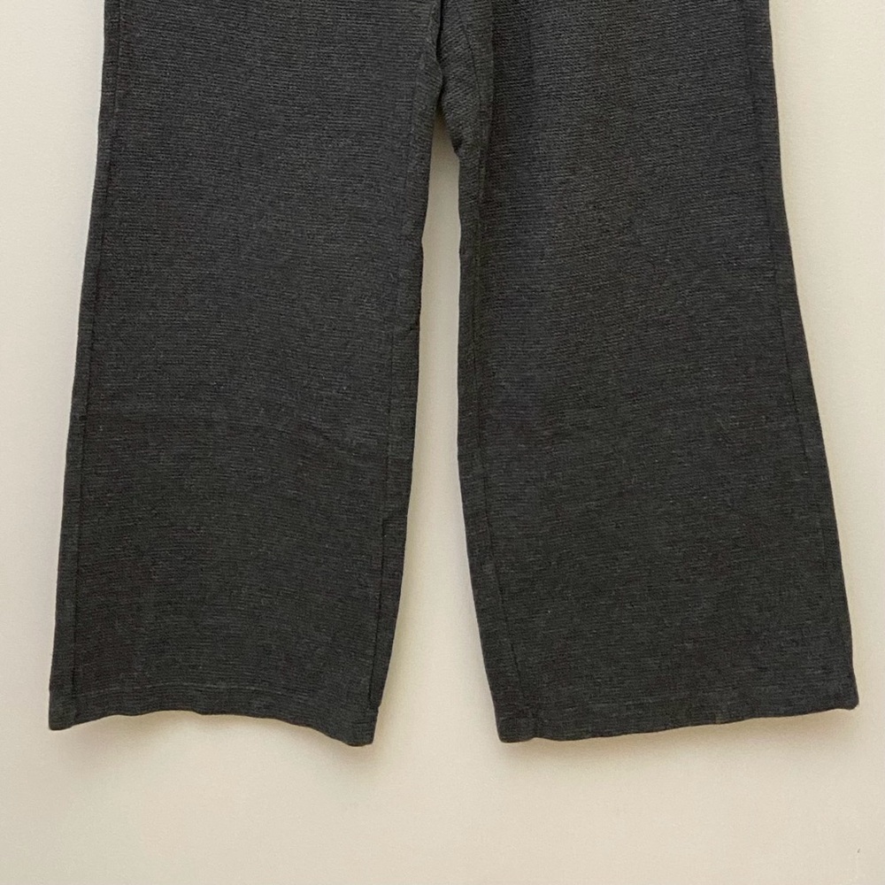 Uniqlo Gray Knit Wide Leg Lounge Pants - Picture 6 of 10